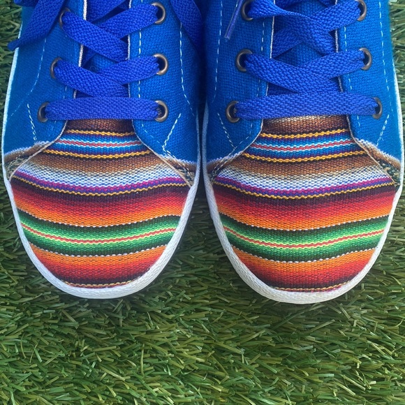 Aztec Serape Print Sneakers - Picture 8 of 10